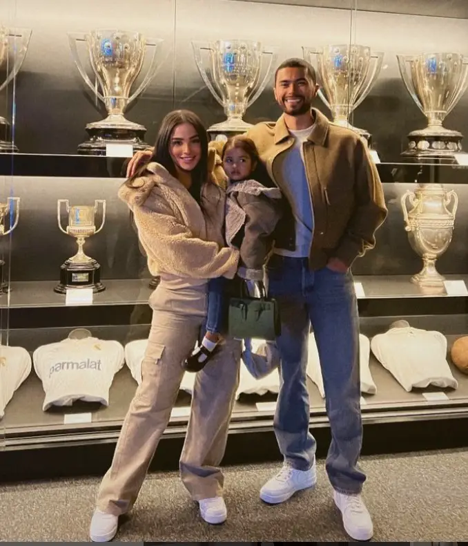 Jose Zuniga with his wife, Karla Zuniga and daughter Brielle. (Source: Instagram)
