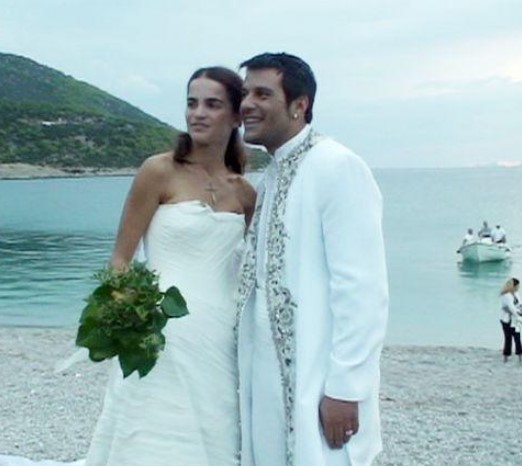 Tugce Kazaz with her ex-husband, Yorgo Seitaridis