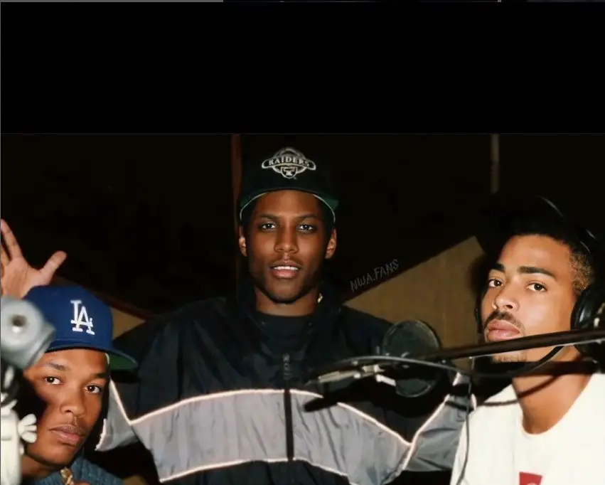 MC Ren along with DrDre and D.O.C Curry (Source: Instagram)