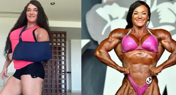 Helle Trevino Before and After Workout