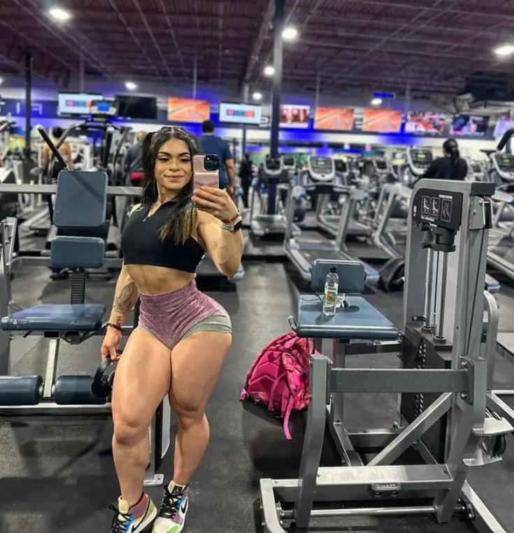 Jasmine Santibanez in the Gym