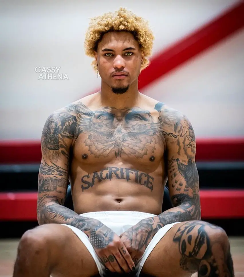 Kelly Oubre's Tattoo on Chess