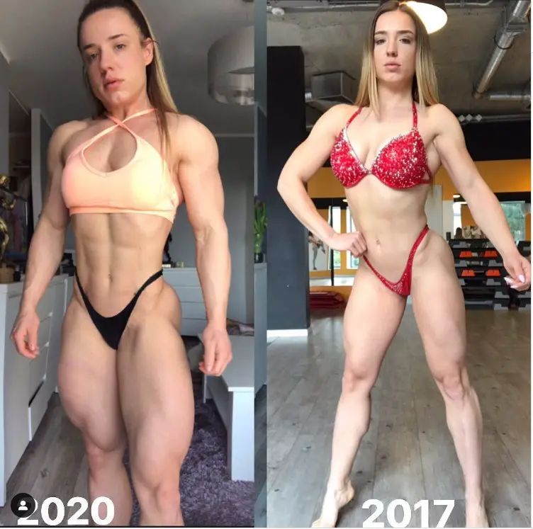 Anna Mroczkowska before and after (Source: Instagram)