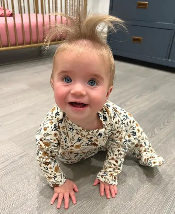 Cute little one year old Sunday Labrant (Source: Instagram)