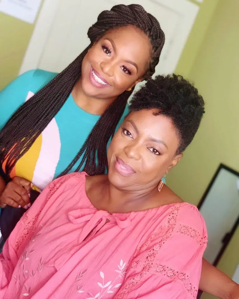Kardea Brown With Her Mother Pat Green