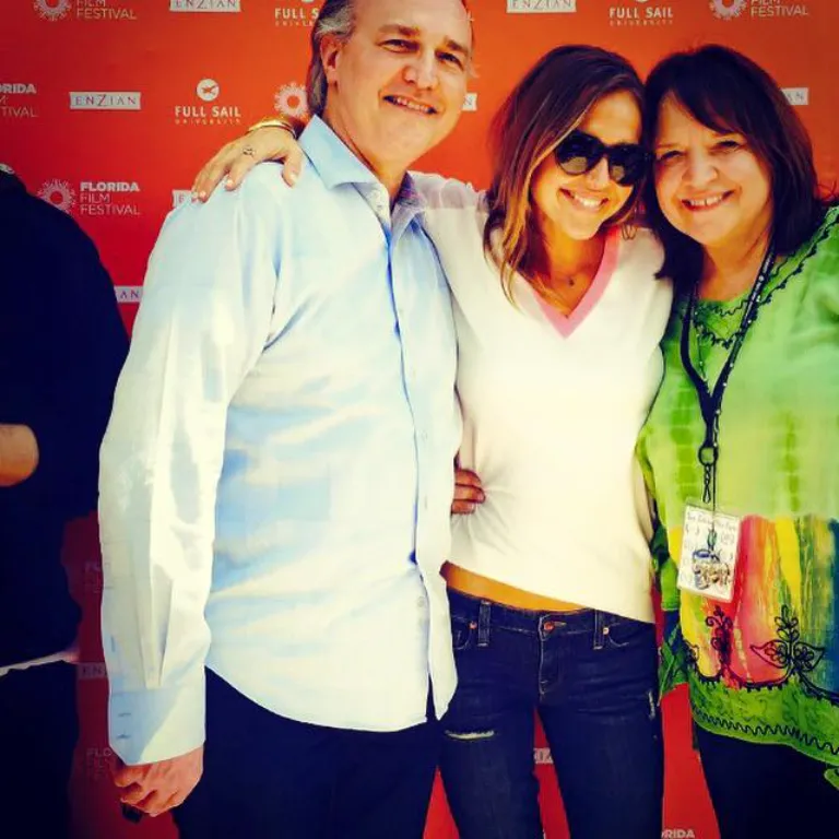 Arielle Kebbel With Her Parents