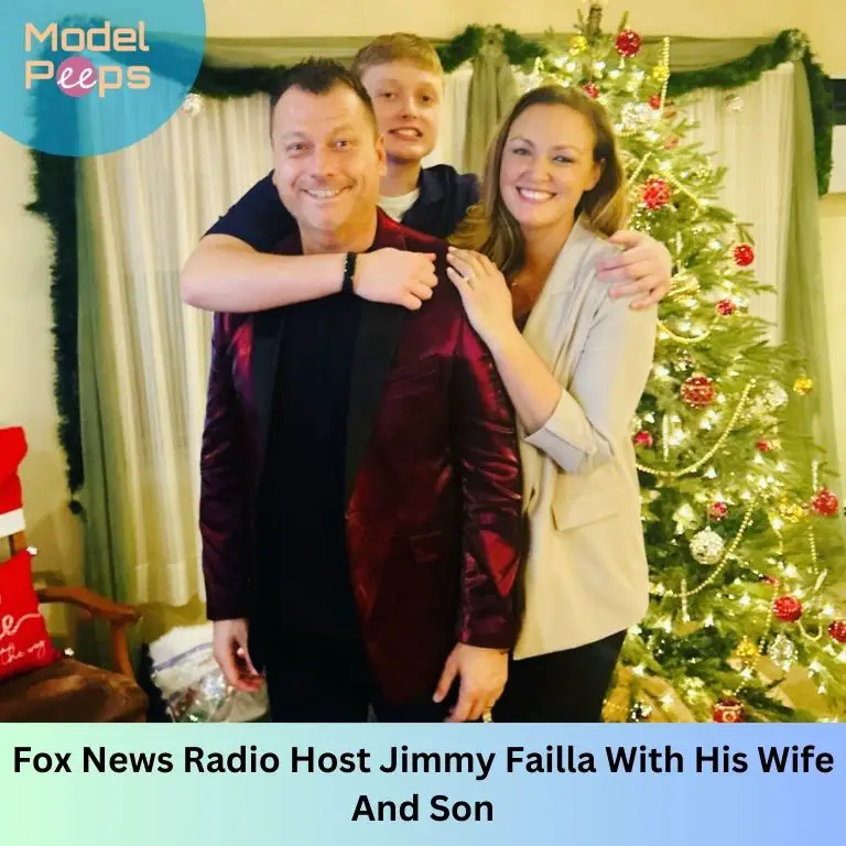 Fox News Radio Host Jimmy Failla With His Wife And Son