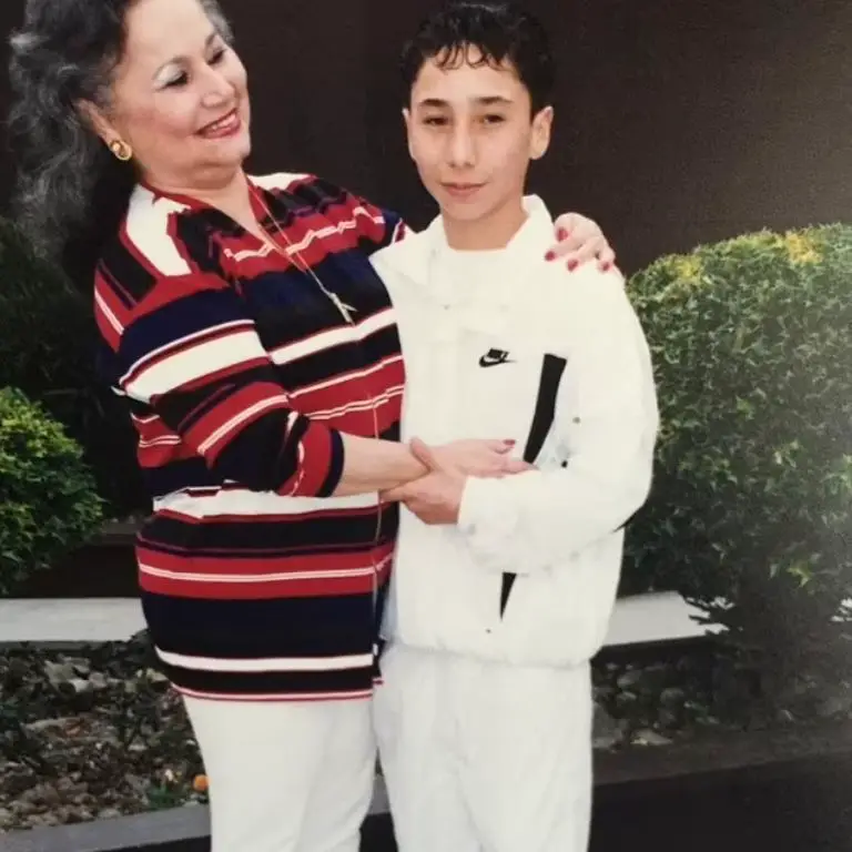 Michael Corleone Blanco With His Mother Griselda