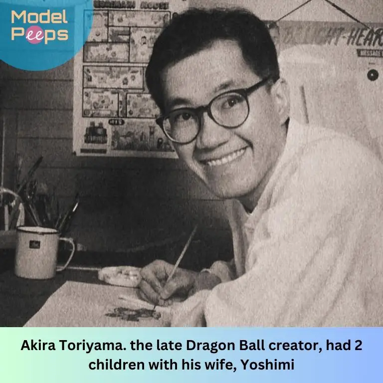 Akira Toriyama. the late Dragon Ball creator, had 2 children with his wife, Yoshimi