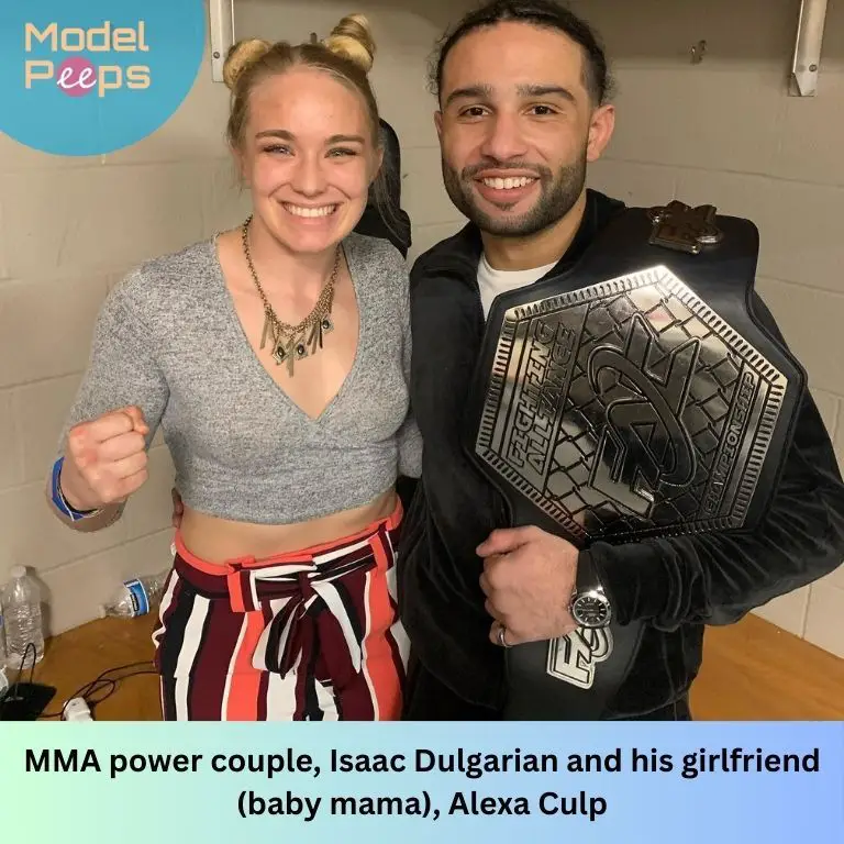 MMA power couple, Isaac Dulgarian and his girlfriend (baby mama), Alexa Culp