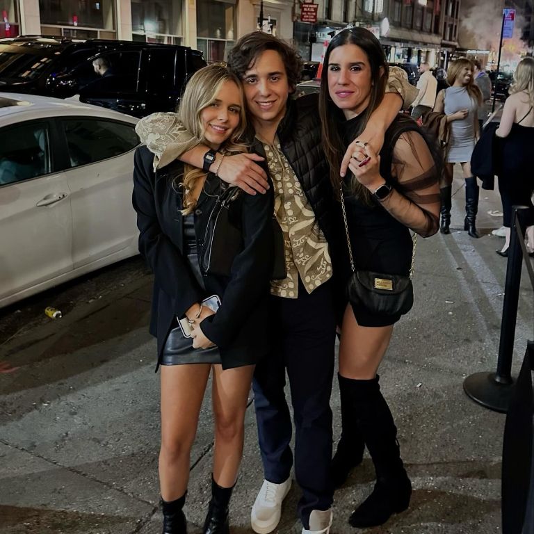 Marcello with his two siblings- sister, Isa, and stepsister, Yvanna