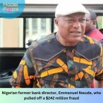 Nigerian former bank director, Emmanuel Nwude who pulled off a $242 million fraud