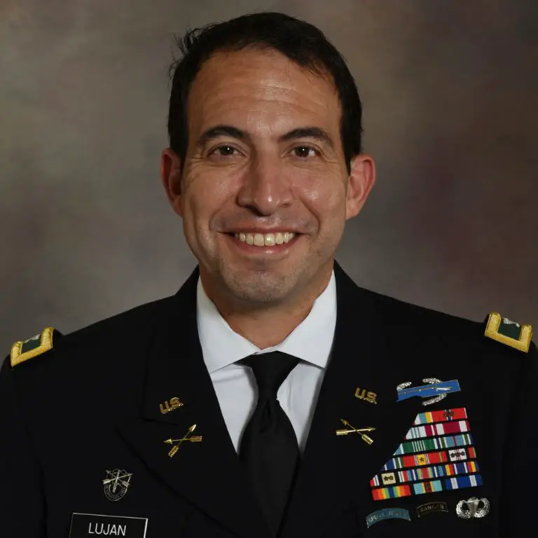US Army colonel Fernando Lujan retired in 2023 after25 years of service