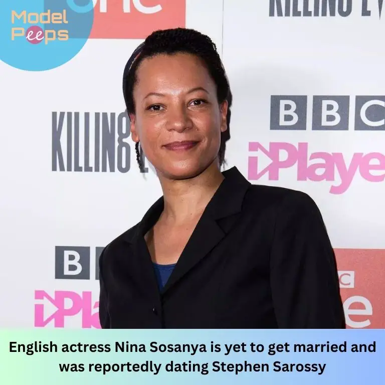 English actress Nina Sosanya is yet to get married and was reportedly dating Stephen Sarossy