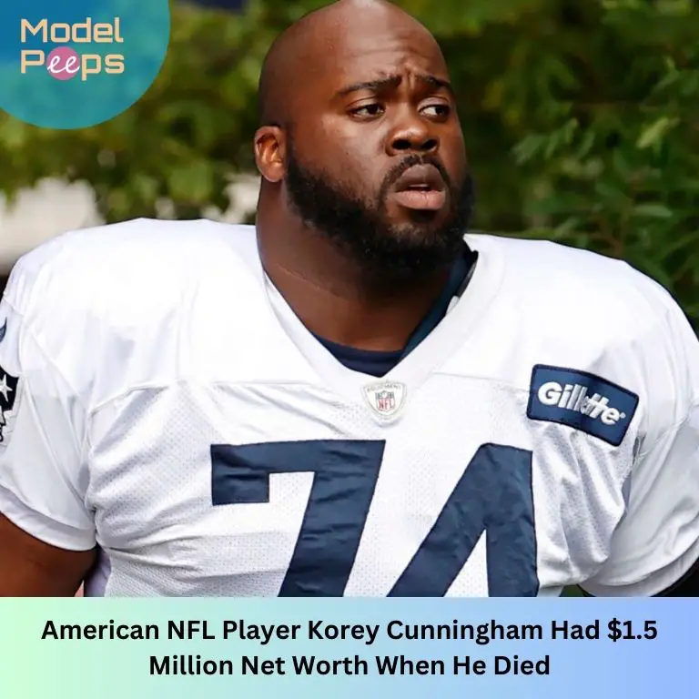 American NFL Player Korey Cunningham Had $1.5 Million Net Worth When He Died