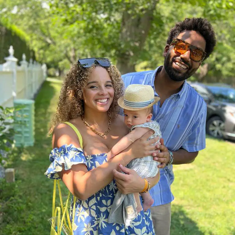 Wendell Holland and his girlfriend, Chelsea, are parents to a baby boy